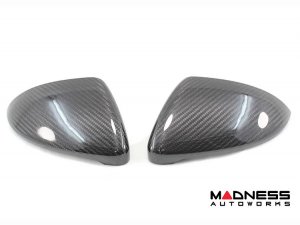Volkswagen Golf Mk7 Full Replacement Mirror Covers - Carbon Fiber